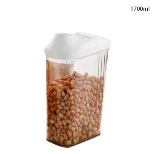 0150 Plastic Transparent Cans Jars, Storage Bottles, Storage Box (1700 ml, 1 pc)