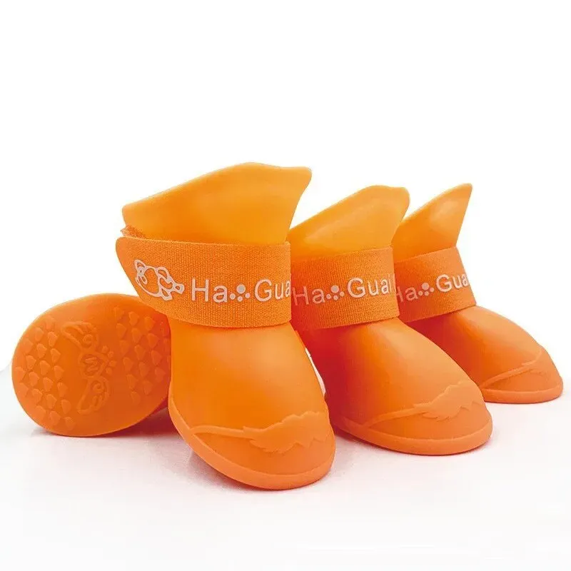 1set Silicone Anti-scratch Dog Foot Shoes