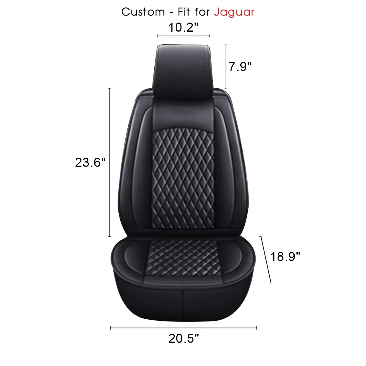 2 Car Seat Covers Full Set, Custom-Fit For Car, Waterproof Leather Front Rear Seat Automotive Protection Cushions, Car Accessories DLJG211