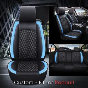 2 Car Seat Covers Full Set, Custom-Fit For Car, Waterproof Leather Front Rear Seat Automotive Protection Cushions, Car Accessories DLSA2111