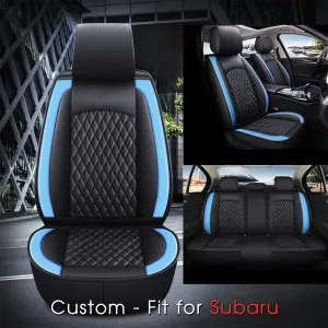 2 Car Seat Covers Full Set, Custom-Fit For Car, Waterproof Leather Front Rear Seat Automotive Protection Cushions, Car Accessories DLTS211