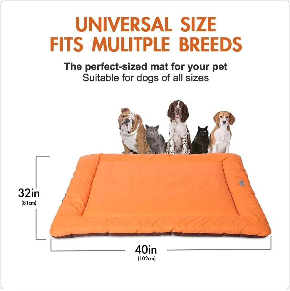 Camping Dog Bed Pet Bed 40X32, Outdoor, Waterproof, Washable, Water-Resist, Large, Durable, Portable Travel Pet Mat