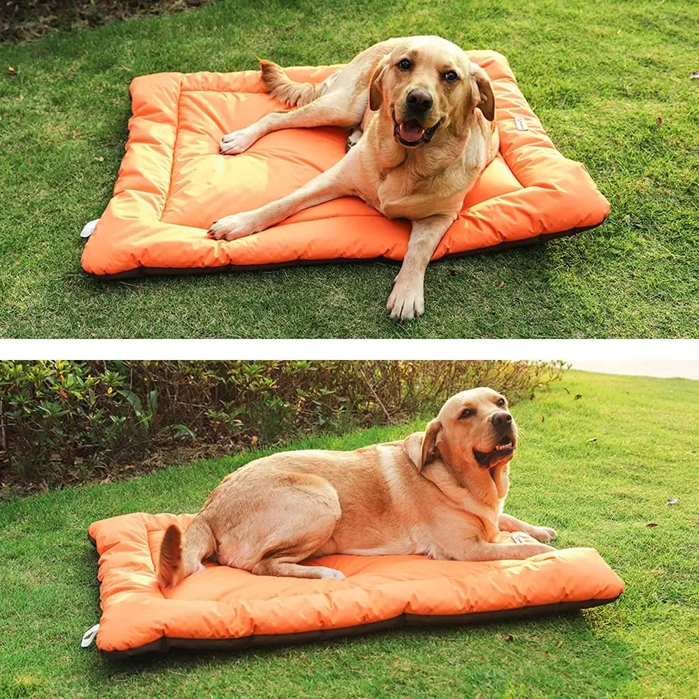 Camping Dog Bed Pet Bed 40X32, Outdoor, Waterproof, Washable, Water-Resist, Large, Durable, Portable Travel Pet Mat