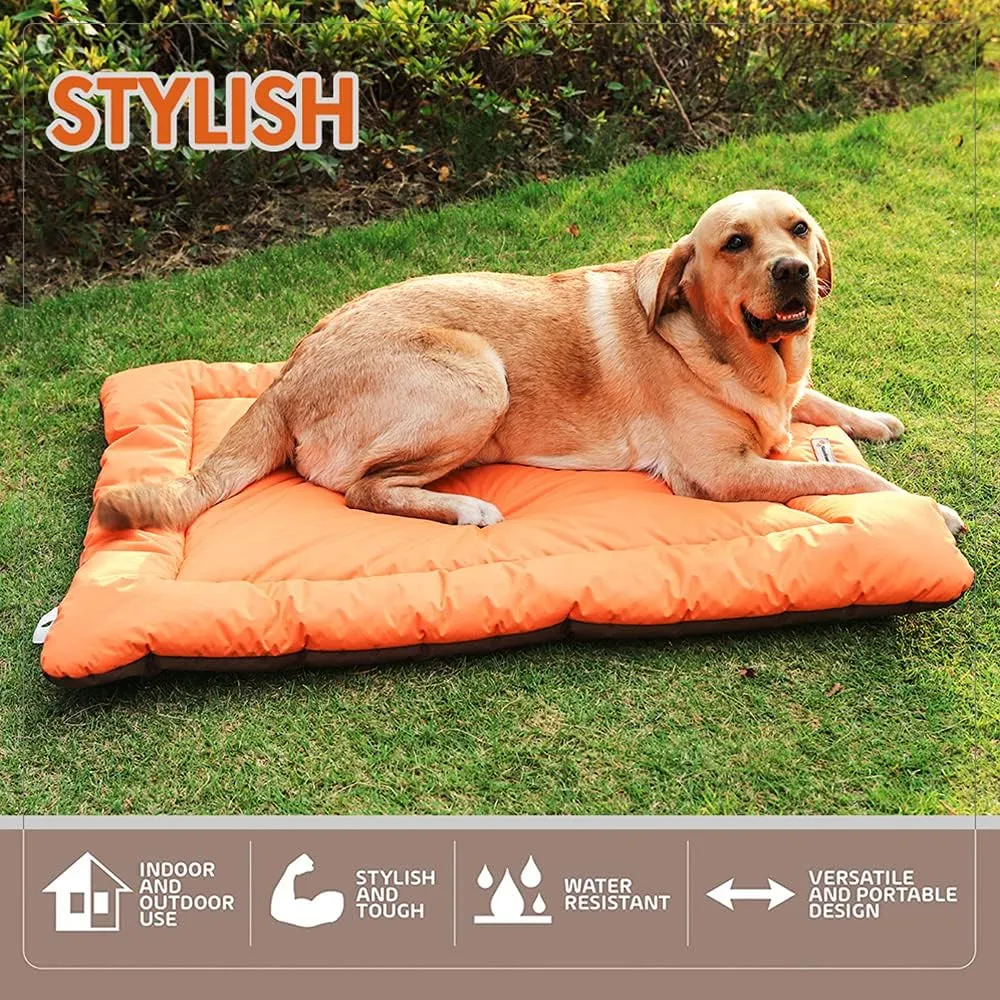 Camping Dog Bed Pet Bed 40X32, Outdoor, Waterproof, Washable, Water-Resist, Large, Durable, Portable Travel Pet Mat