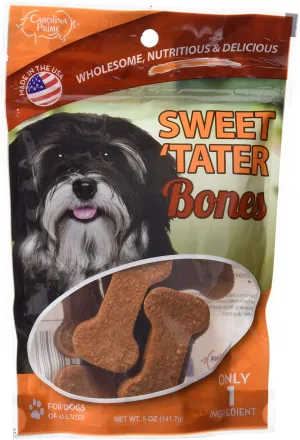 Carolina Prime Pet 45271 Sweet Tater Bone Treat For Dogs ( 1 Pouch), One Size