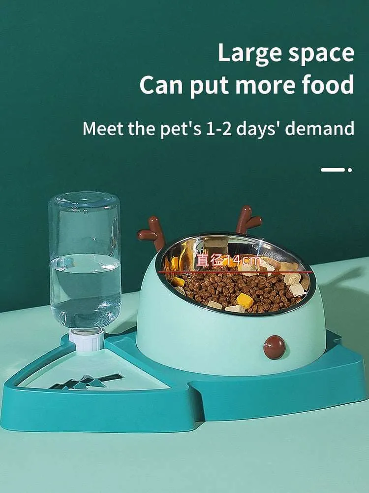 Cat & Dog Automatic Feeder - Food & Water Bowl