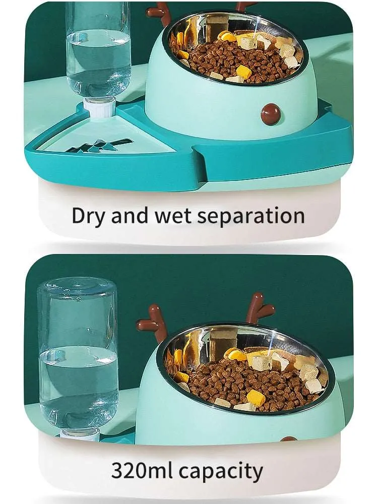 Cat & Dog Automatic Feeder - Food & Water Bowl