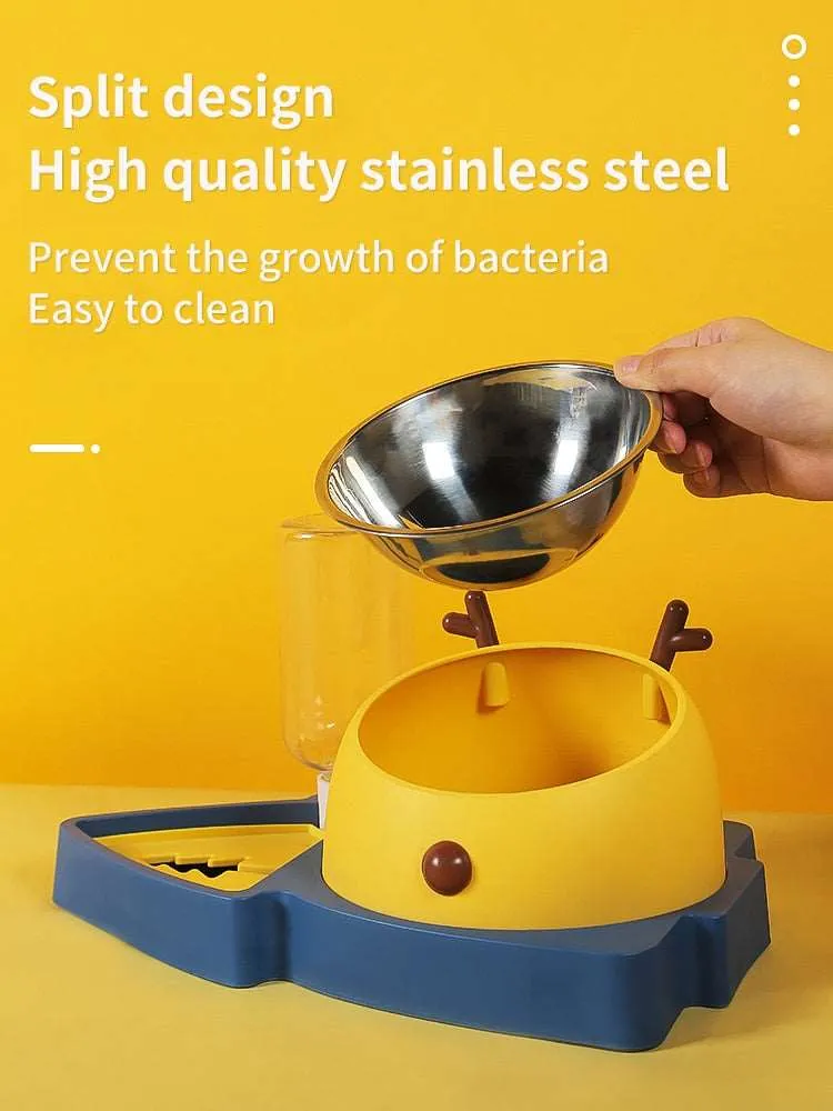 Cat & Dog Automatic Feeder - Food & Water Bowl
