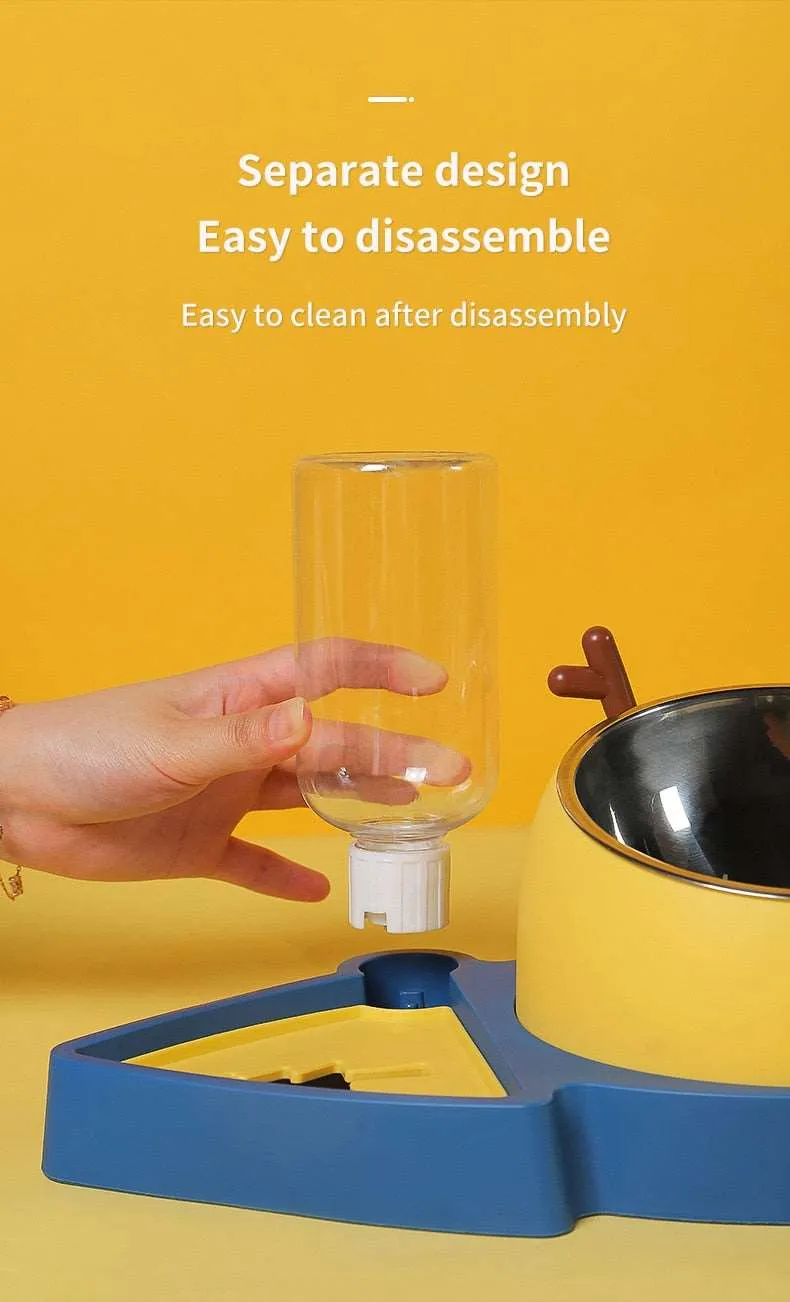 Cat & Dog Automatic Feeder - Food & Water Bowl