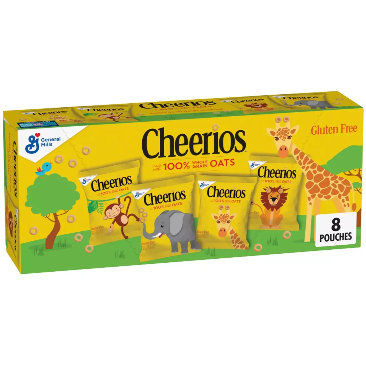 Cheerios On The Go Pouches, 7.33oz, 8 Count