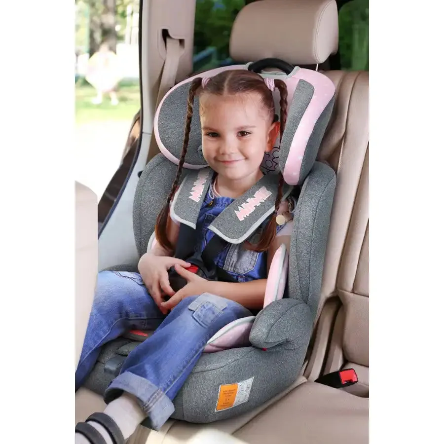 Disney Minnie Mouse Baby/Kids 3-in-1 Car Seat    Booster Seat (Group 1/2/3)
