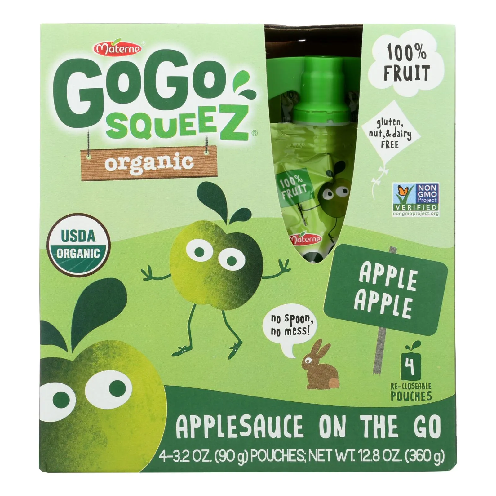 GoGo Squeez Apple Apple Organic Applesauce