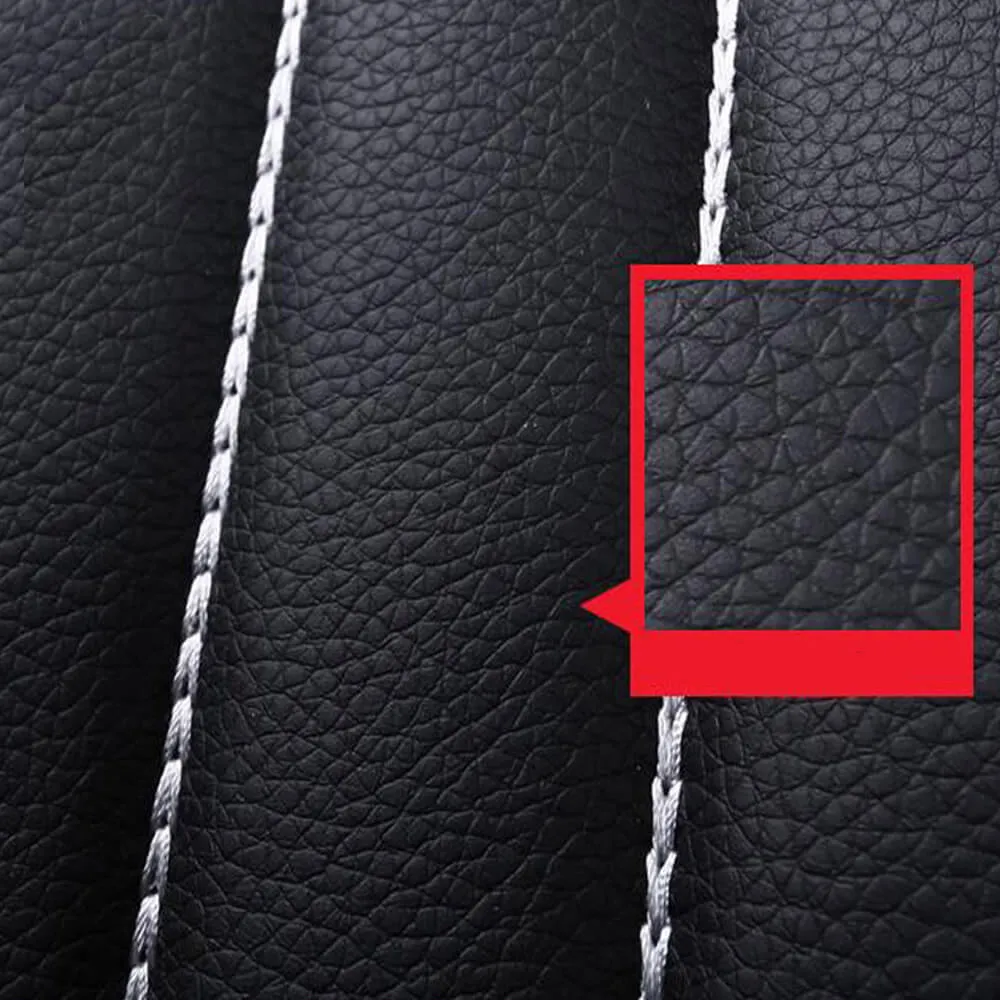 Leather Full Set Car Seat Cover Cushion for Sedan SUV Truck