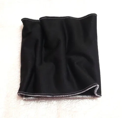 Male Dog Belly Band Wrap - Black Style #1