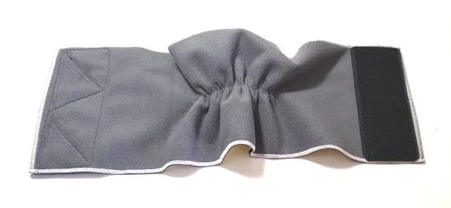 Male Dog Belly Band Wrap - Black Style #1