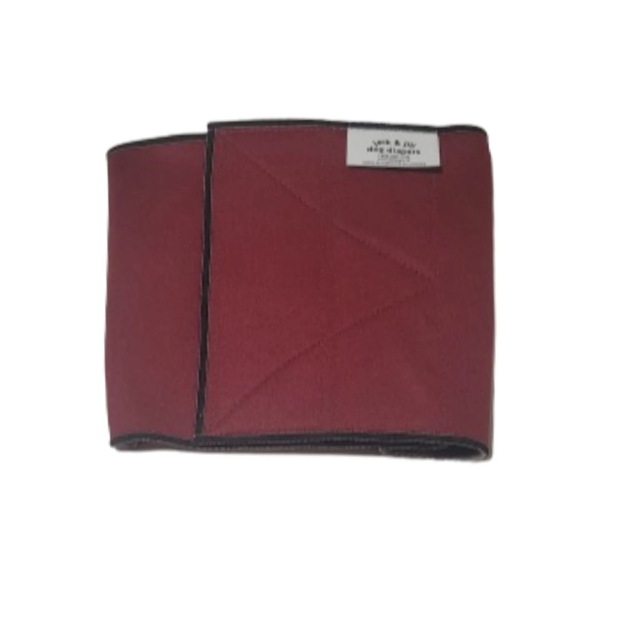 Male Dog Belly Band Wrap - Burgundy  Style #1