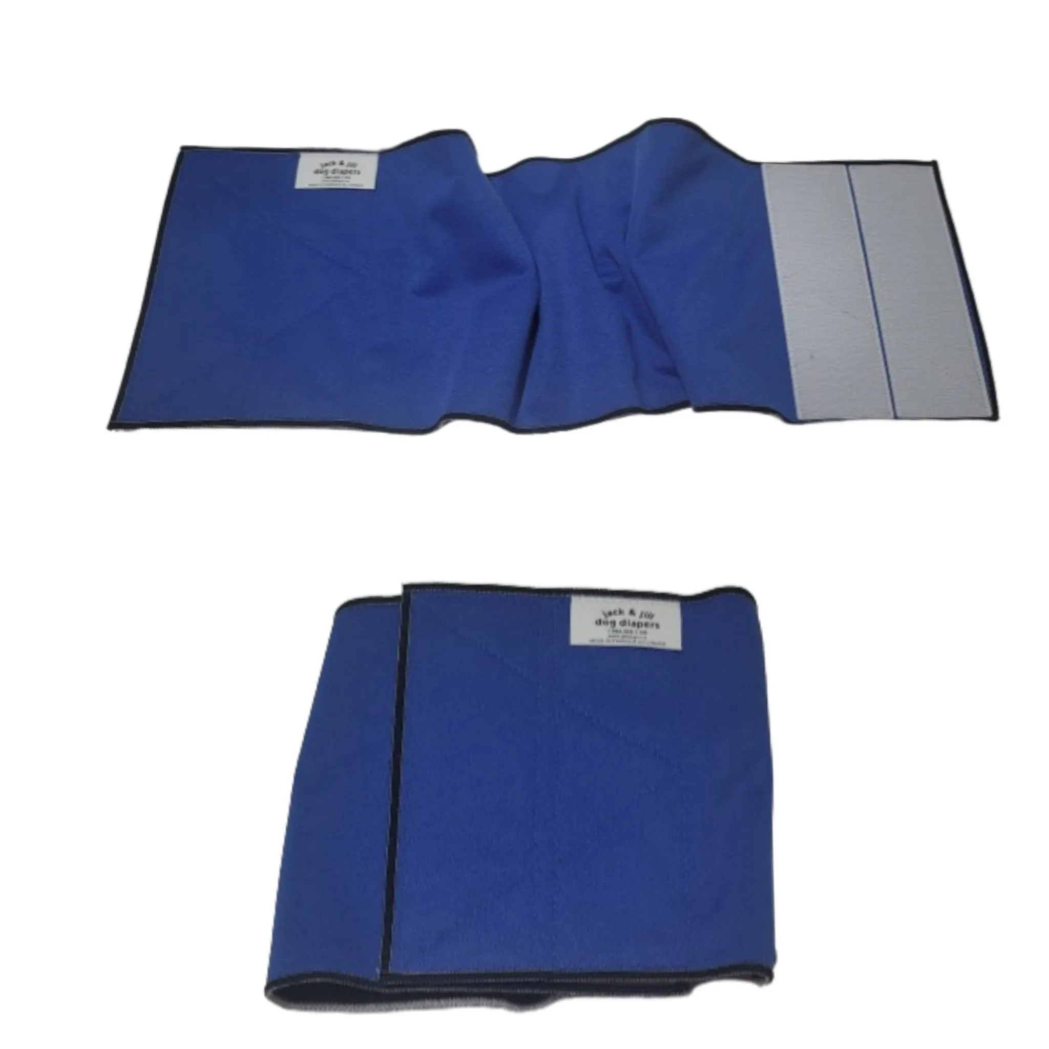 Male Dog Belly Band Wrap -Royal Blue  Style #1