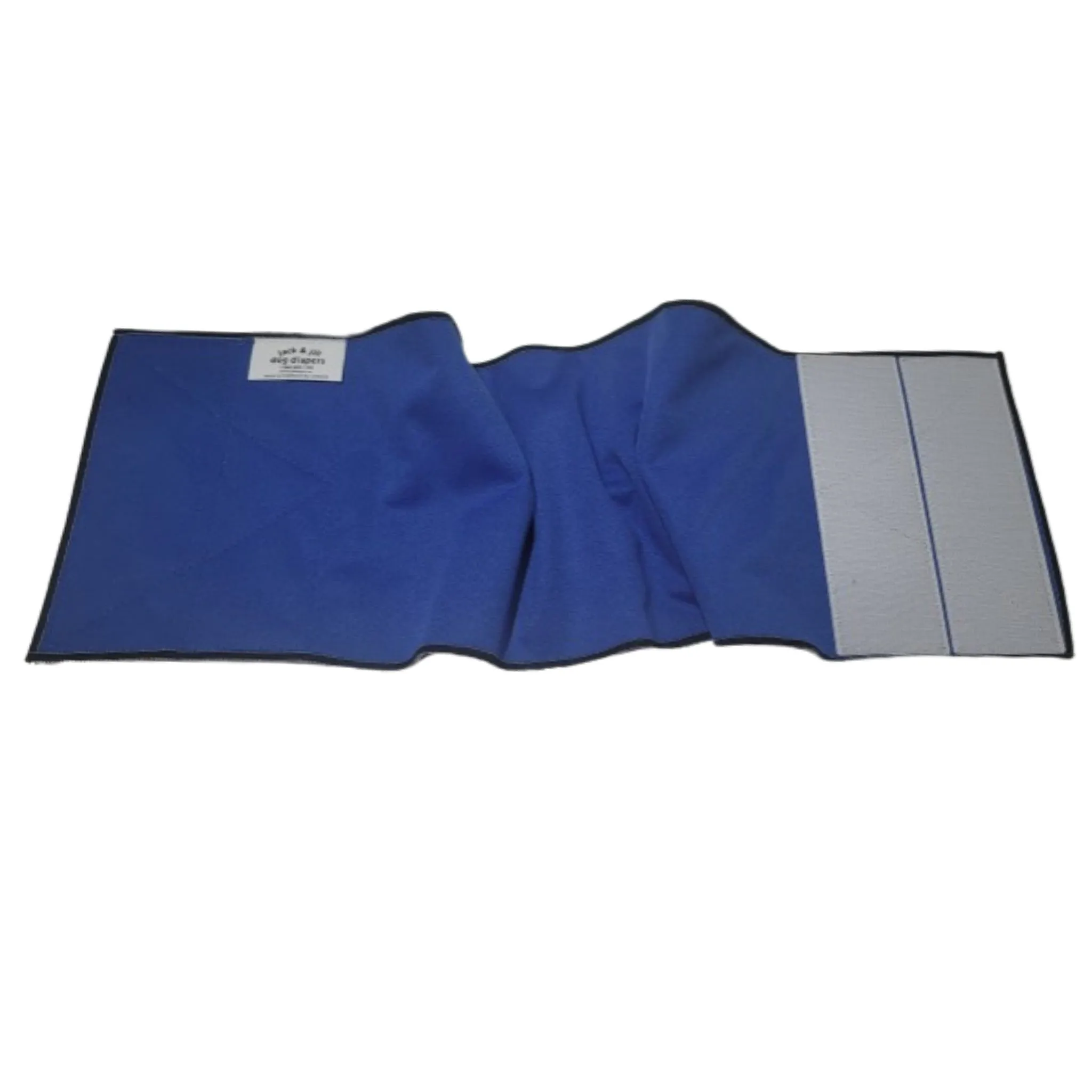 Male Dog Belly Band Wrap -Royal Blue  Style #1