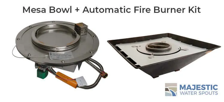 Mesa <br> 31" Square Fire Bowl - Hammered Copper