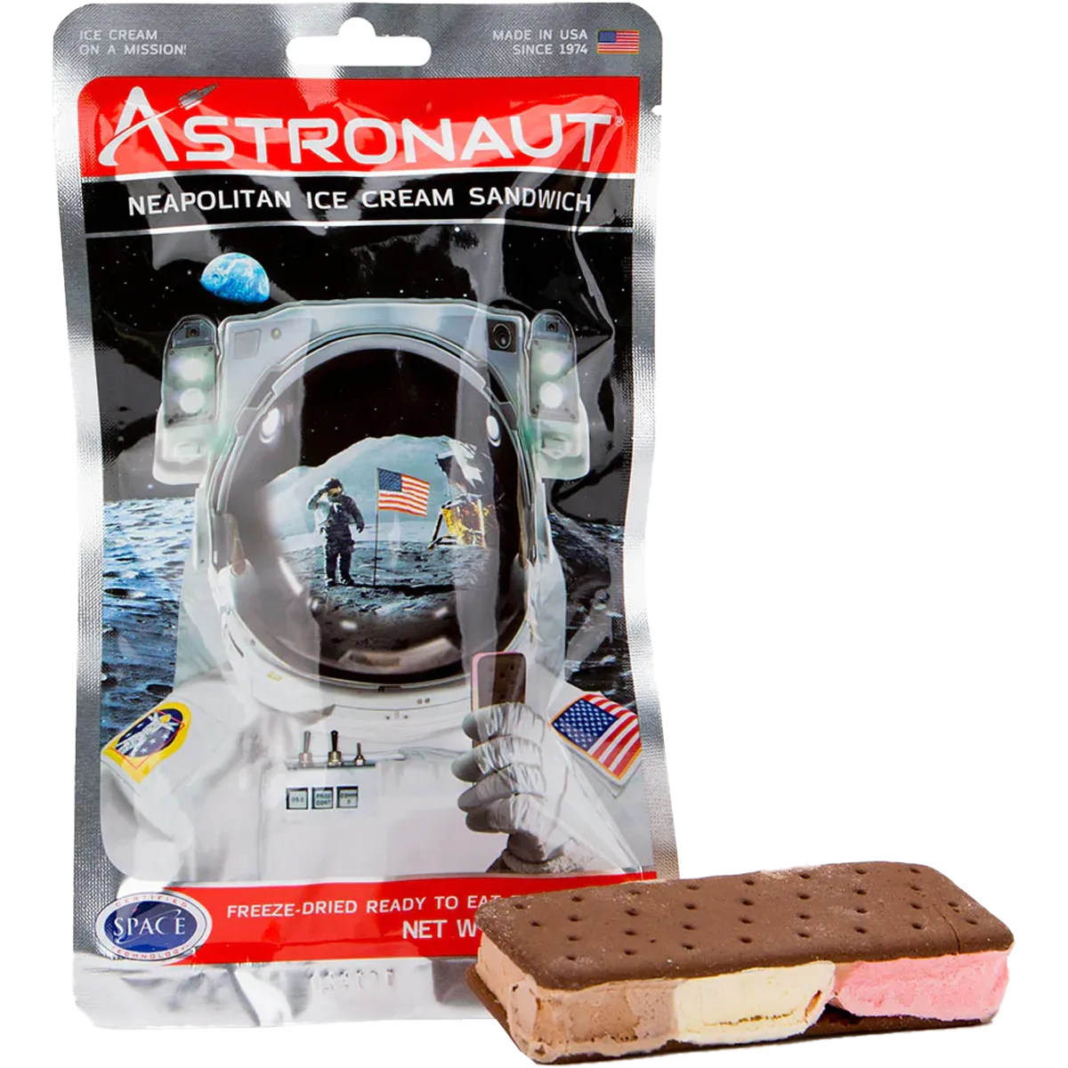 Neapolitan Ice Cream Sandwich (1 Serving)
