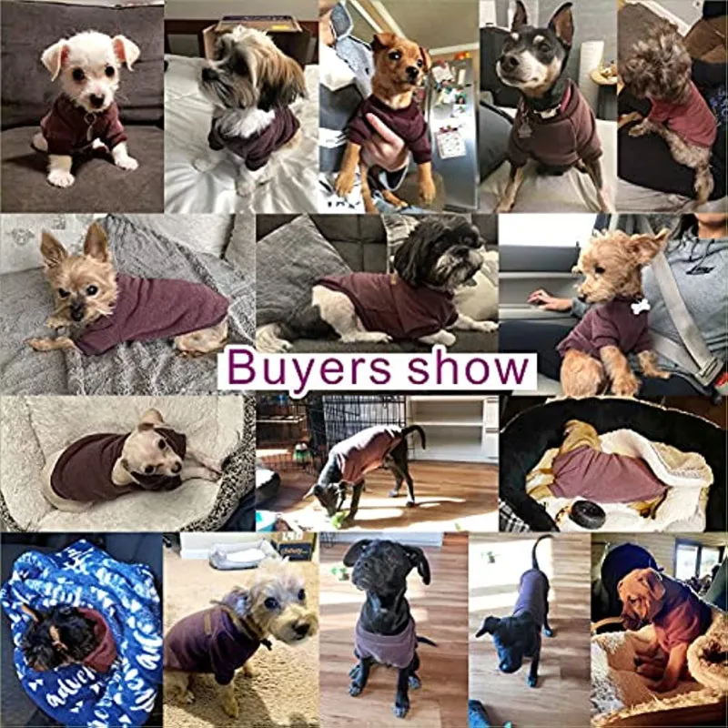 Pet Dog Clothes Dog Sweater Soft Thickening Warm Pup Dogs Shirt Winter Puppy Sweater For Dogs