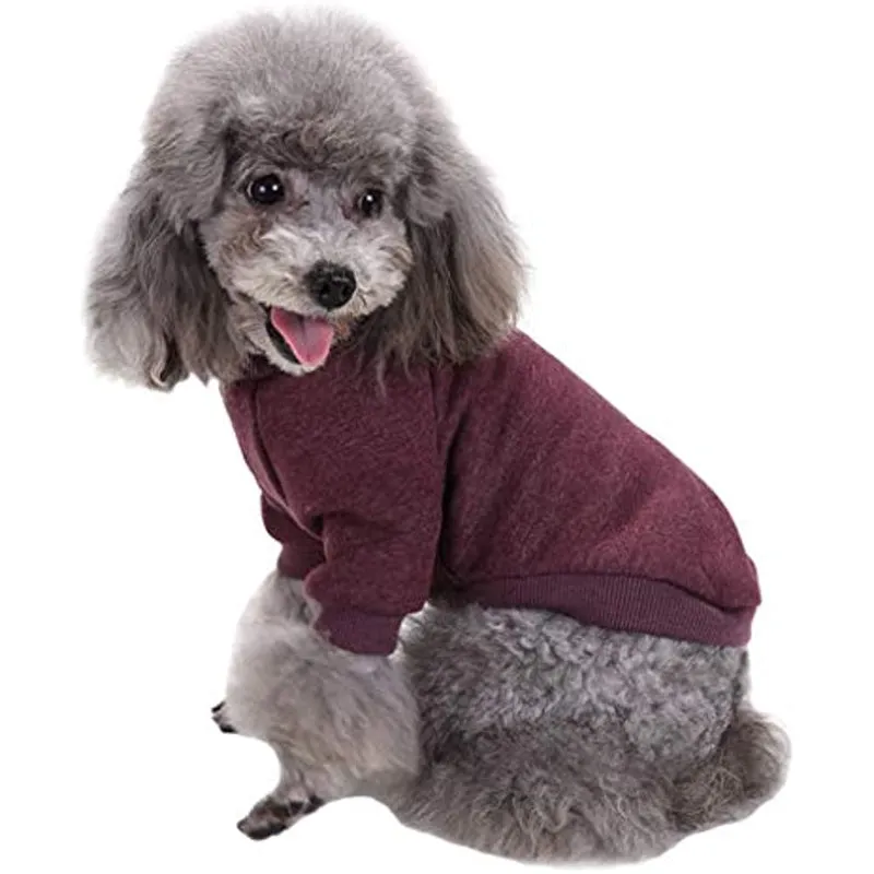 Pet Dog Clothes Dog Sweater Soft Thickening Warm Pup Dogs Shirt Winter Puppy Sweater For Dogs