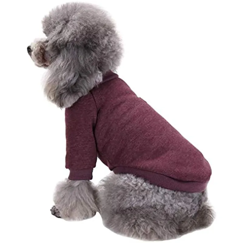 Pet Dog Clothes Dog Sweater Soft Thickening Warm Pup Dogs Shirt Winter Puppy Sweater For Dogs