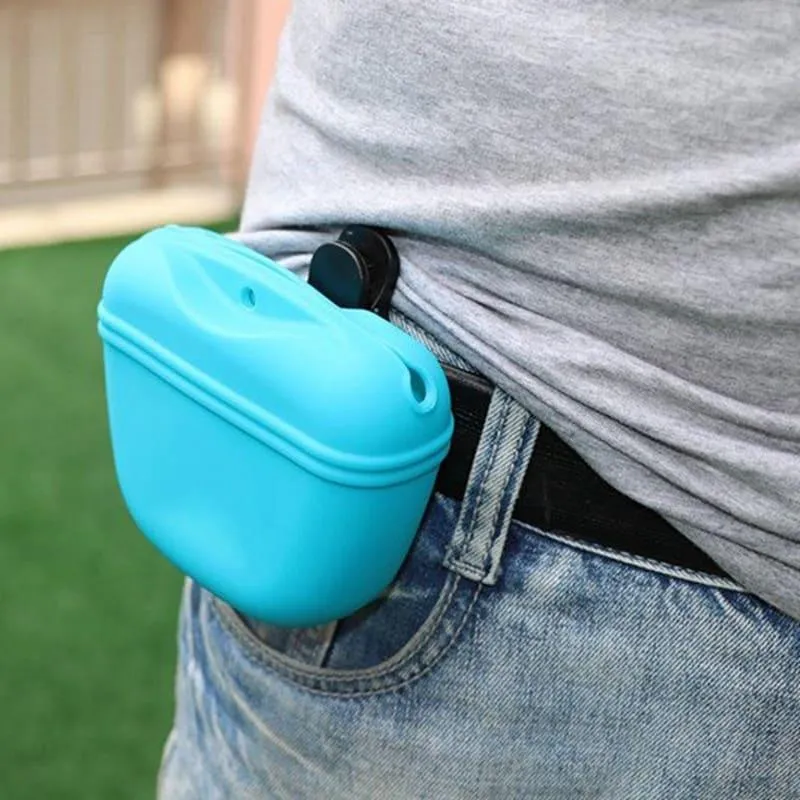 Pet Portable Dog Training Waist Bag - Convenient Treat and Snack Storage for Obedience, Agility, and Outdoor Activities