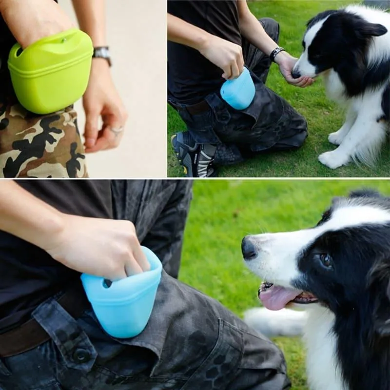Pet Portable Dog Training Waist Bag - Convenient Treat and Snack Storage for Obedience, Agility, and Outdoor Activities