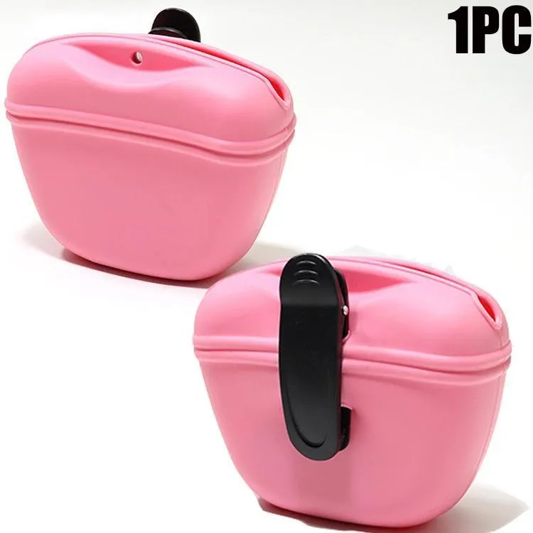 Pet Portable Dog Training Waist Bag - Convenient Treat and Snack Storage for Obedience, Agility, and Outdoor Activities