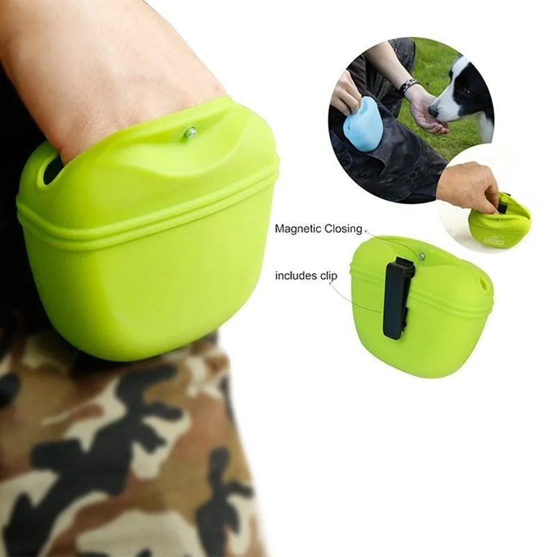 Pet Portable Dog Training Waist Bag - Convenient Treat and Snack Storage for Obedience, Agility, and Outdoor Activities