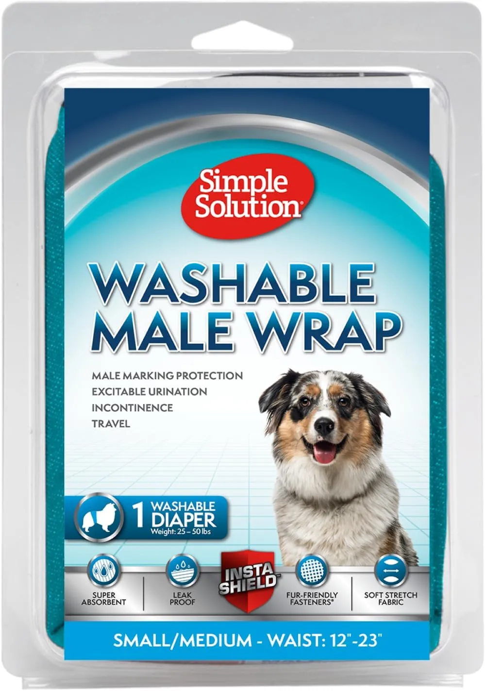 Simple Solution Washable Male Dog Wrap