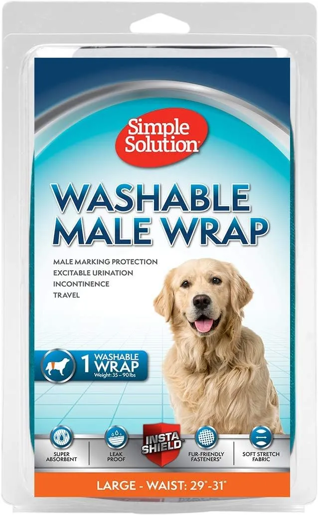 Simple Solution Washable Male Dog Wrap