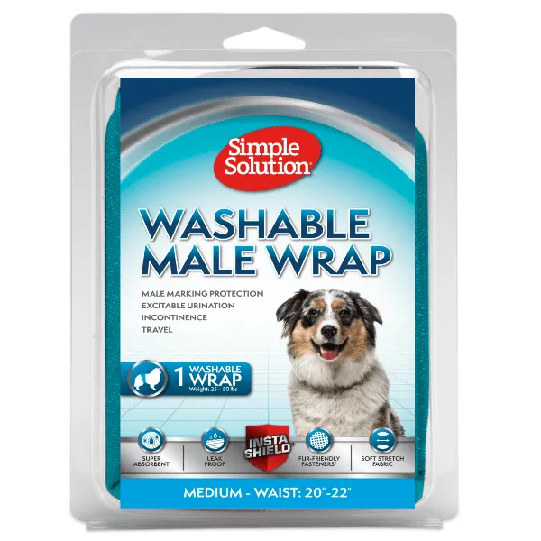 Simple Solution Washable Male Wraps for Dogs