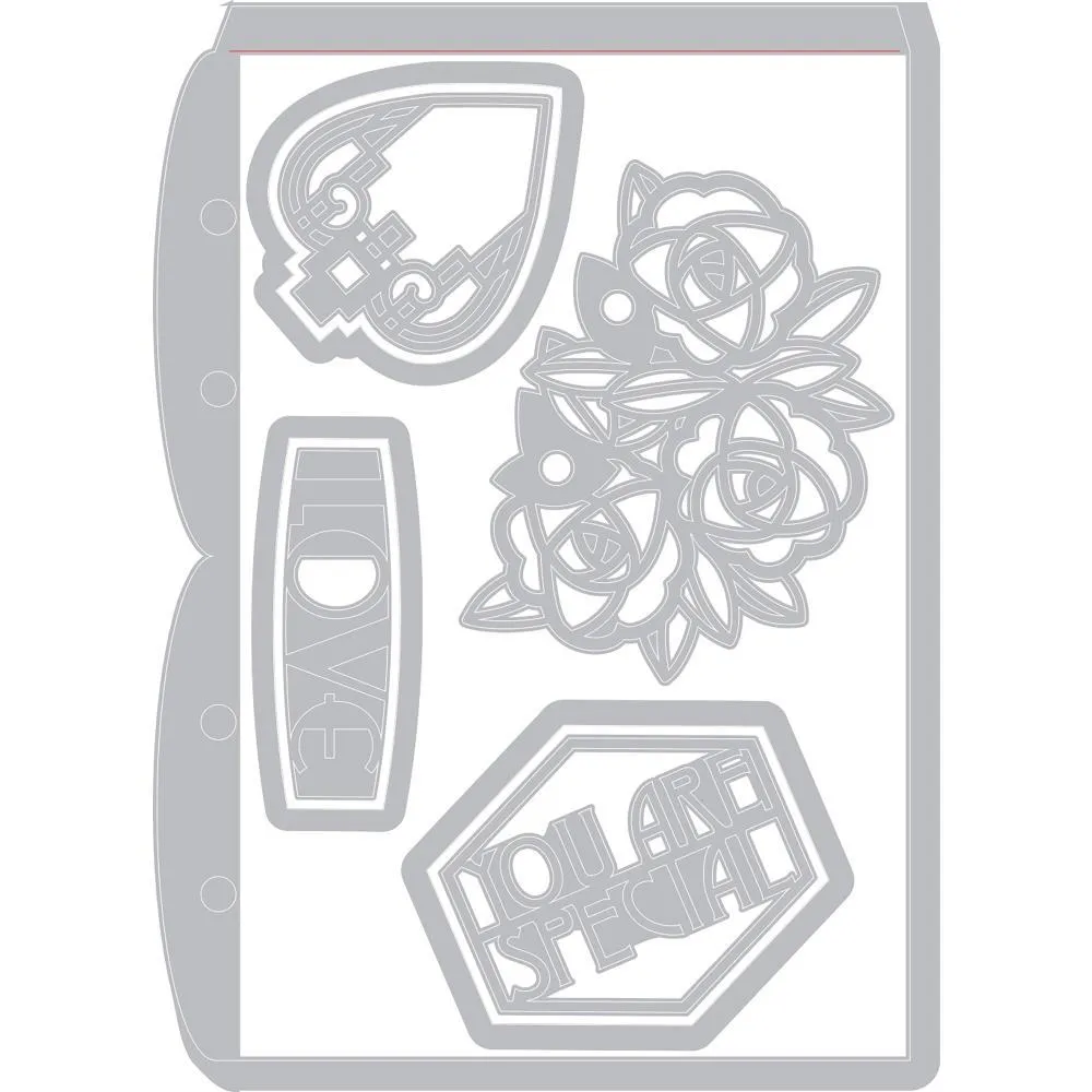 Sizzix Thinlits Dies By Lynda Kanase 8/Pkg - Treat Pouch*