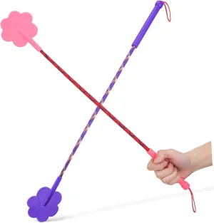 SUPVOX 2Pcs Dog Clicker Training Sticks Durable Rubber Agility Training Equipment for Dogs Cats Fun Paw Shaped Design Promotes Positive Behavior Habits
