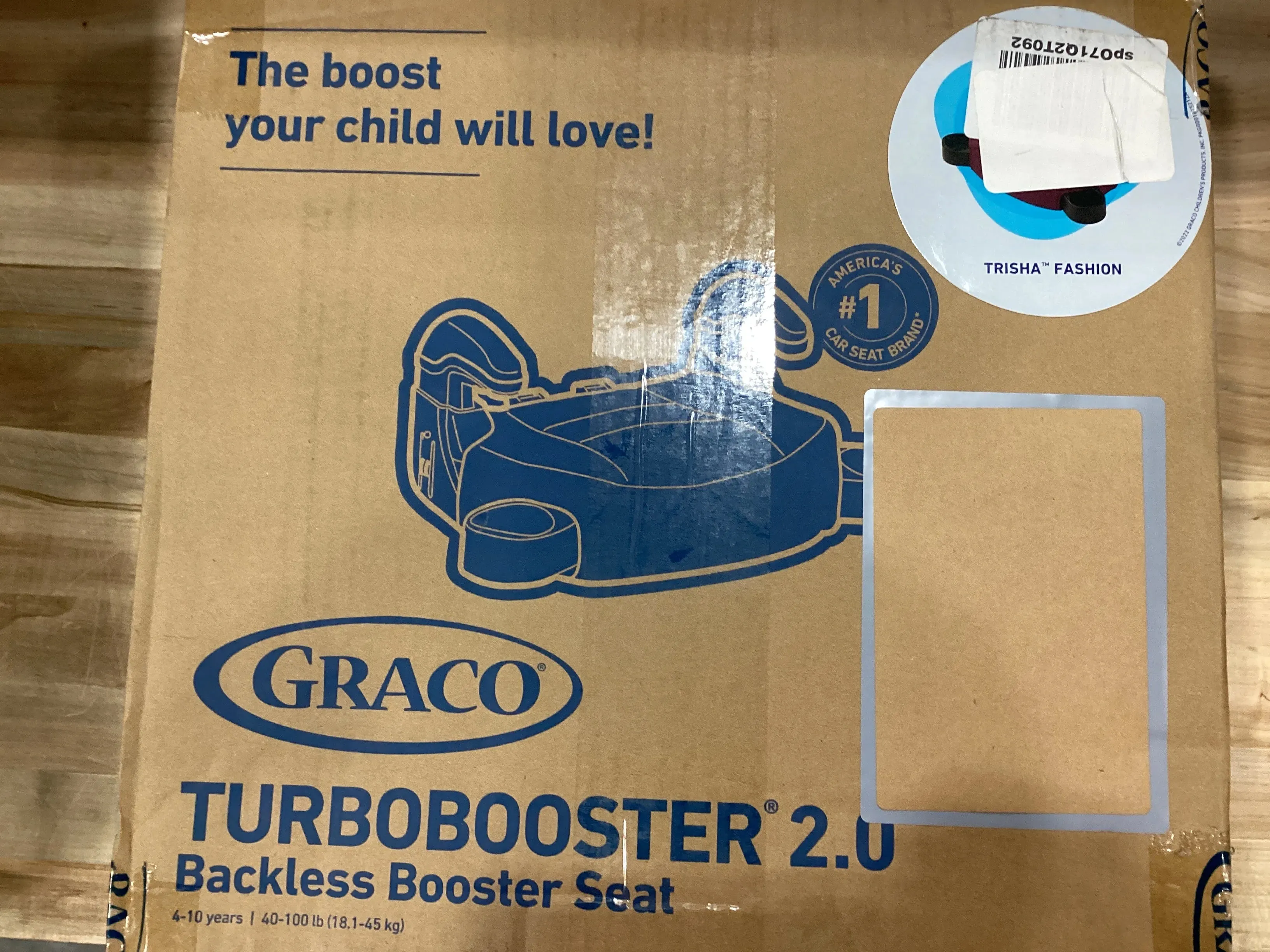 TurboBooster 2.0 Backless Booster Car Seat -  Trisha